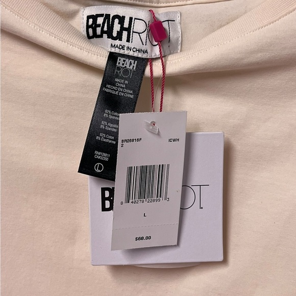 Beach Riot White Muscle Tee - Picture 6 of 8